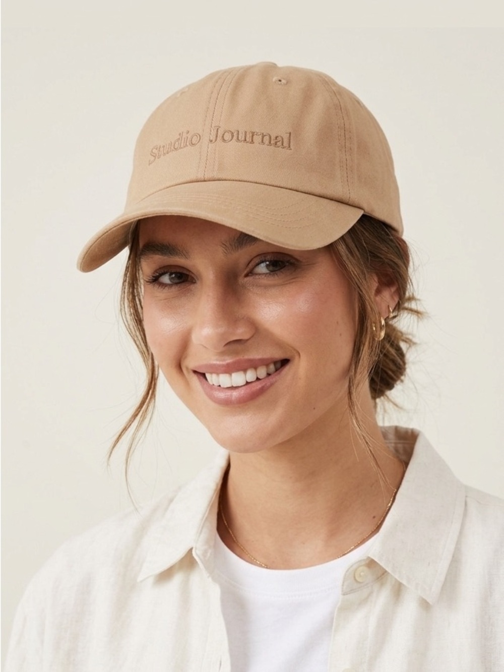 Cotton On‎ Tan Khaki Baseball Cap Adjustable Dad Hat Cotton One Size 3610686